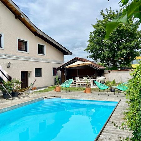 גמונדן Baeckerhaus - Wohnung Mit Pool Und Garten מראה חיצוני תמונה